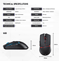 WGC3 CRYPTO White Gaming Mouse Inalámbrico 10.000 DPI - Miniatura 10