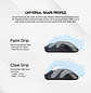 WGC3 CRYPTO White Gaming Mouse Inalámbrico 10.000 DPI - Miniatura 7