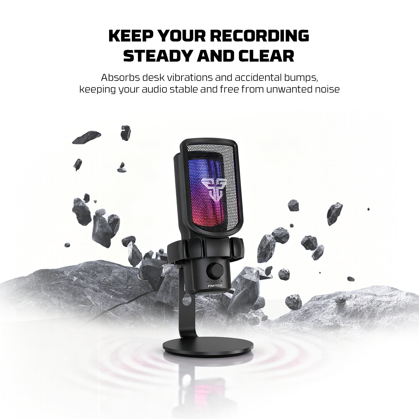 WMCX01 LEVIOSA WAVE White Micrófono Inalámbrico Cardioide Streaming 5