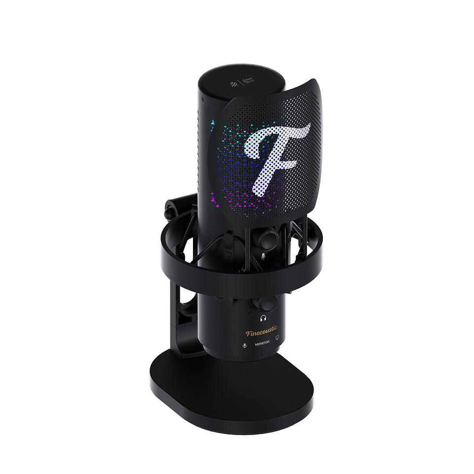 WFM1 RESONO Black Micrófono Inalámbrico Condensador Doble-Polar Finecoustic 6