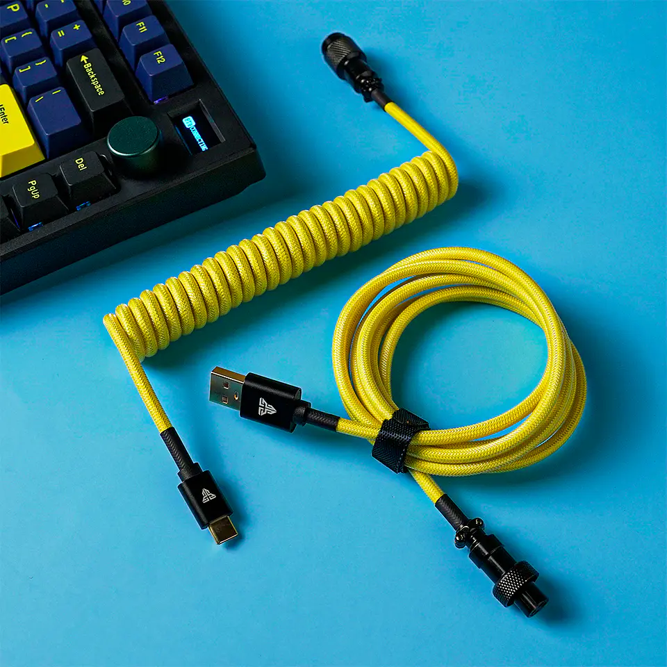 AC701 Blue Cable Rizado USB C a USB A 11