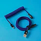 AC701 Blue Cable Rizado USB C a USB A - Miniatura 13