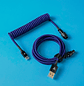 AC701 Blue Cable Rizado USB C a USB A - Miniatura 13