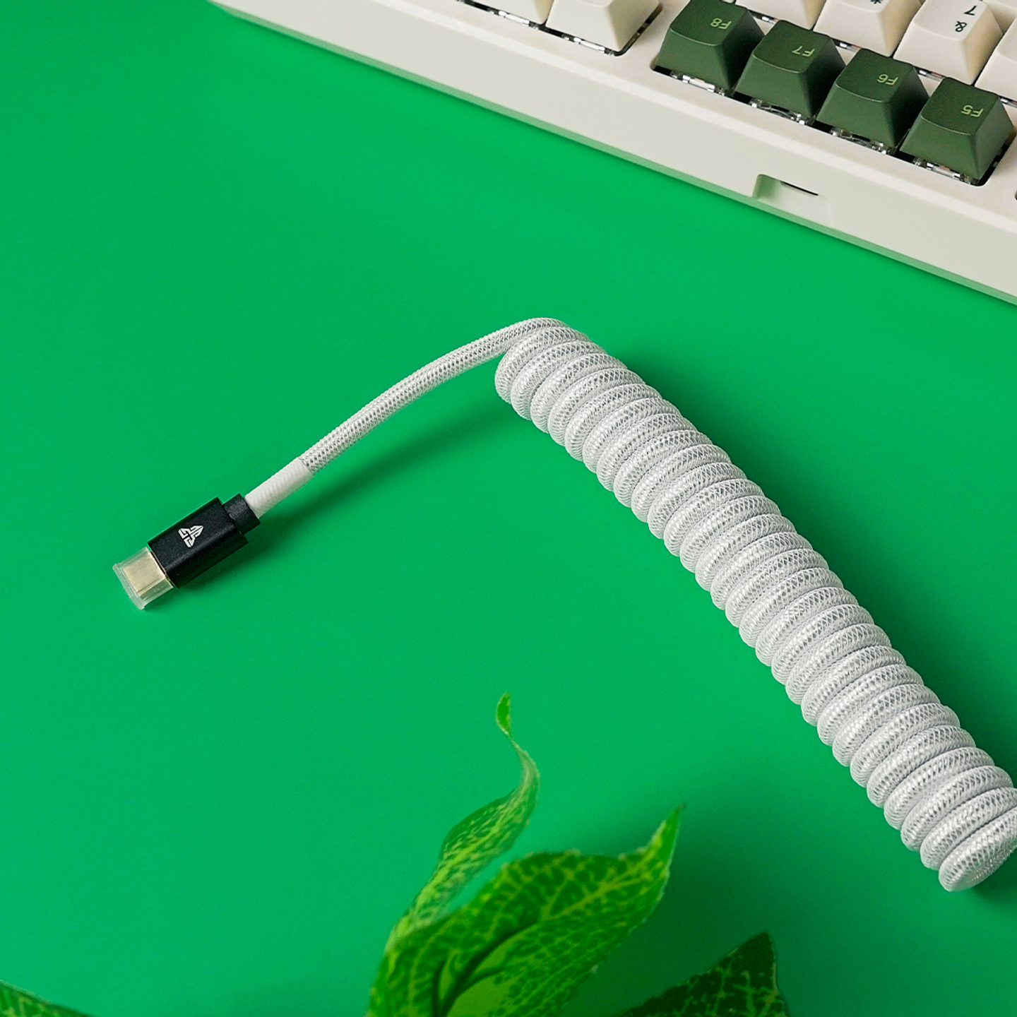 AC701 Red Cable Rizado USB C a USB A 8