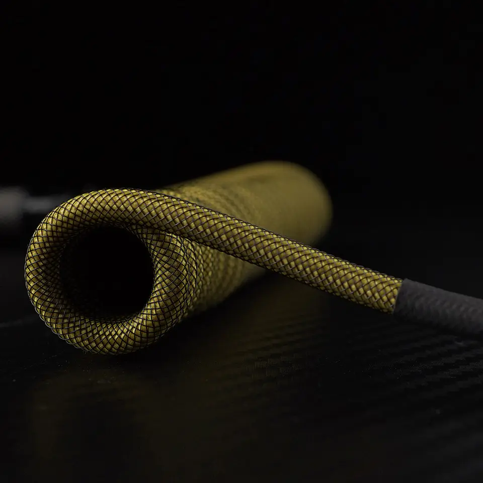 AC701 White Cable Rizado USB C a USB A 19