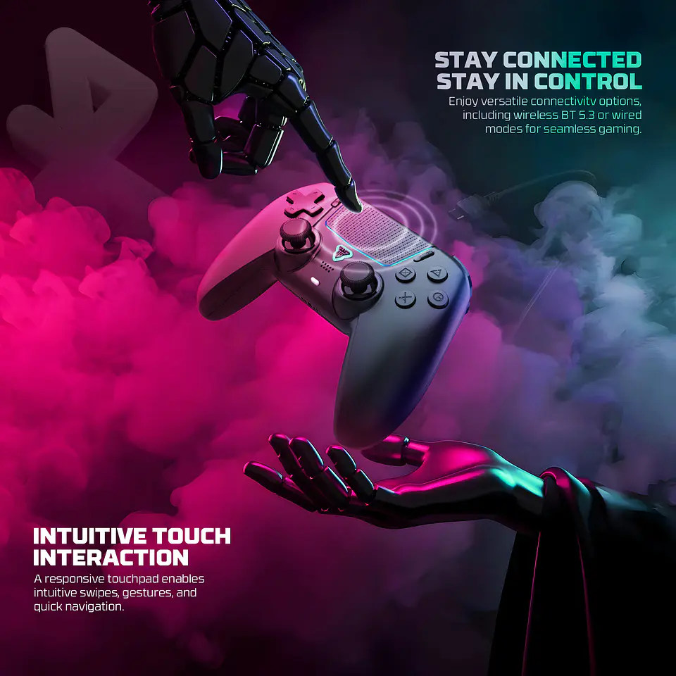 WGP16 NOVA II Black Control Inalámbrico Multiplataforma Switch 2 PC PS4 13