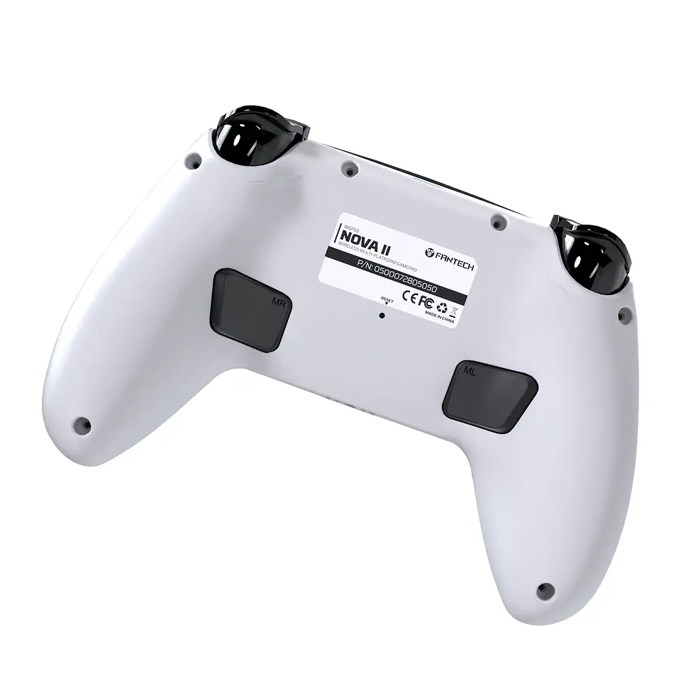 WGP16 NOVA II White Control Inalámbrico Multiplataforma Switch 2 PC PS4 8