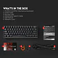 MK857 MAXFIT61 Black Teclado Mecánico 60% Layout USA - Miniatura 11