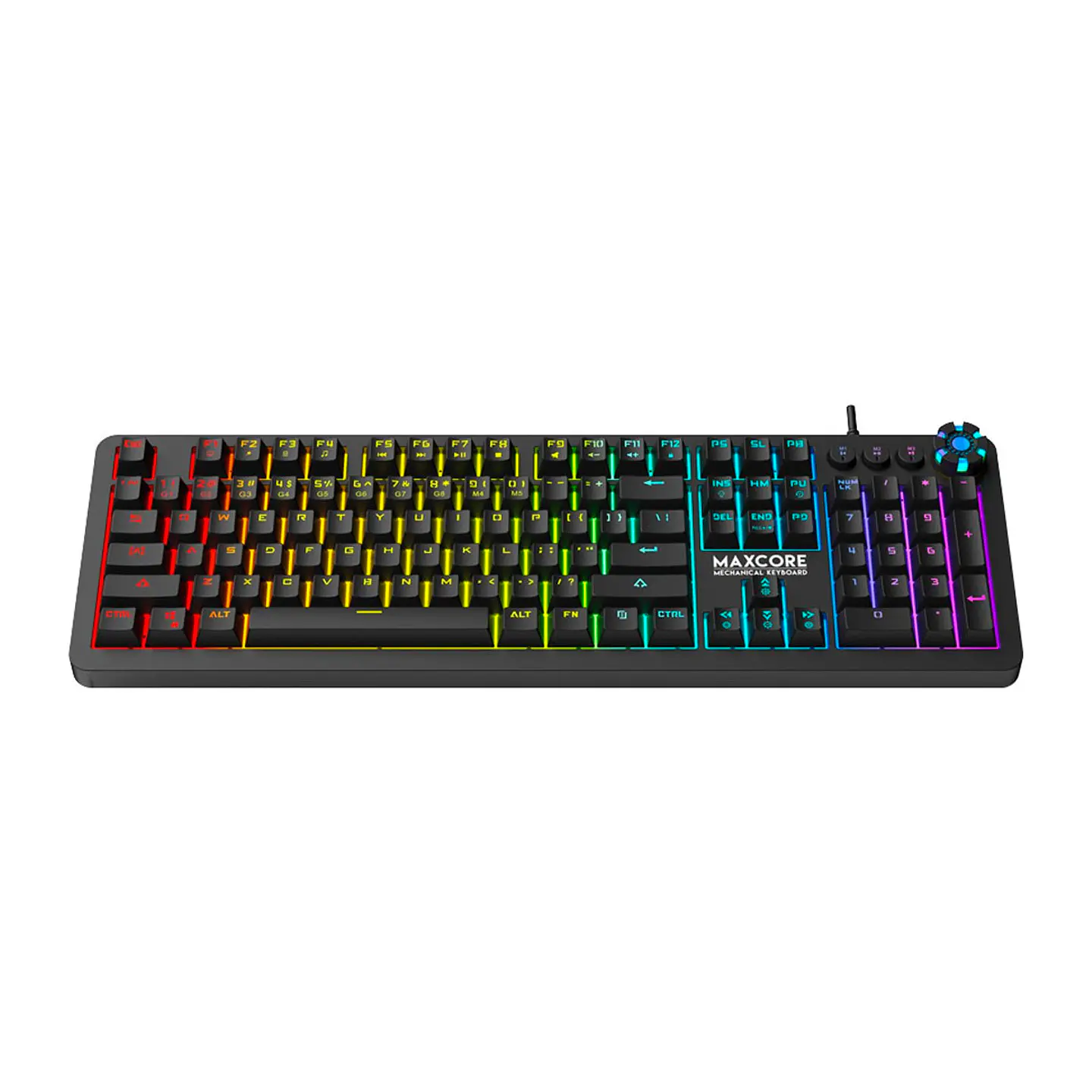 MK852 MAXCORE Black Teclado Mecánico 100% Layout USA 2