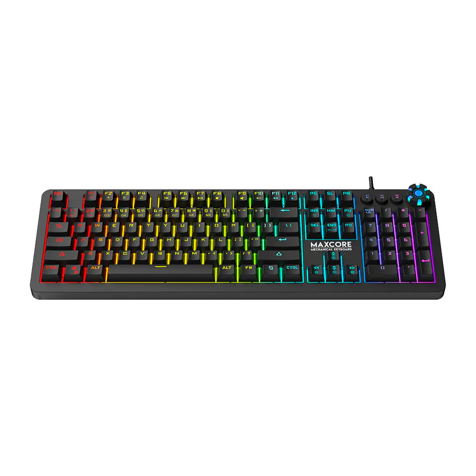 MK852 MAXCORE Black Teclado Mecánico 100% Layout USA 2
