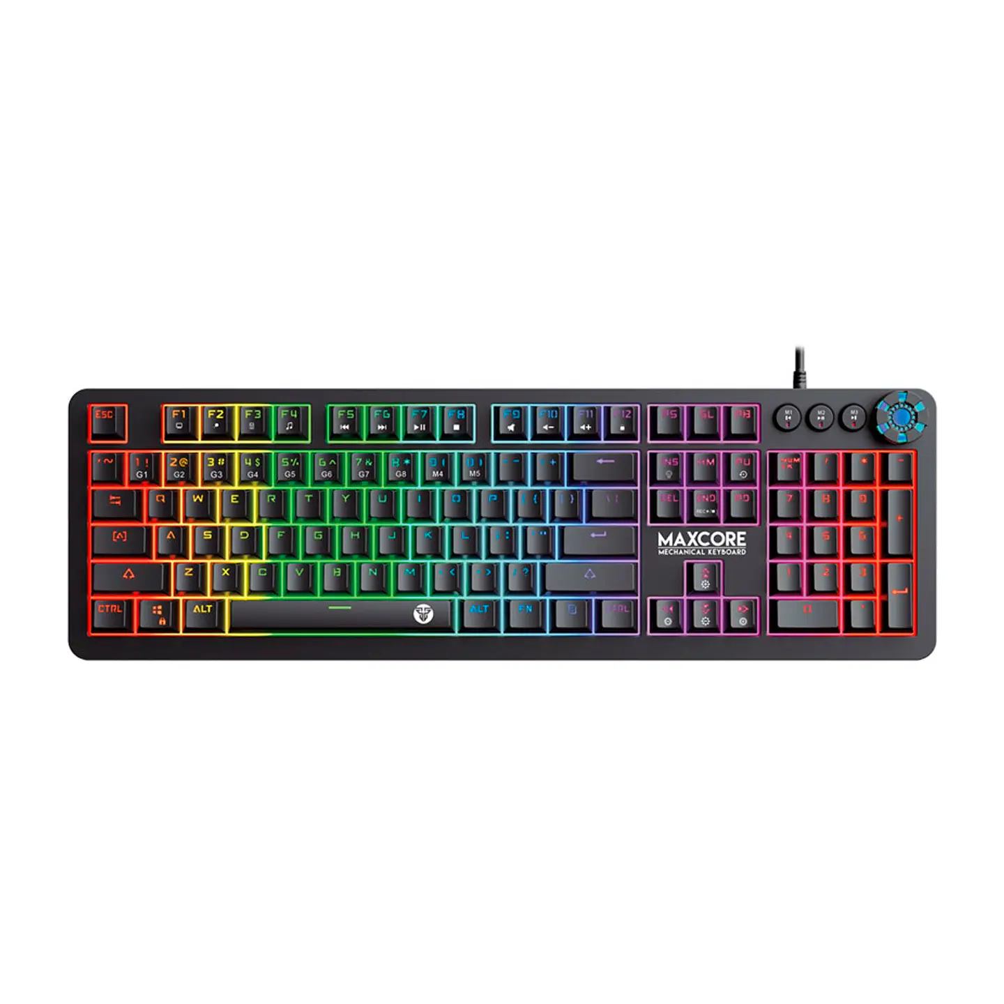 MK852 MAXCORE Black Teclado Mecánico 100% Layout USA 1