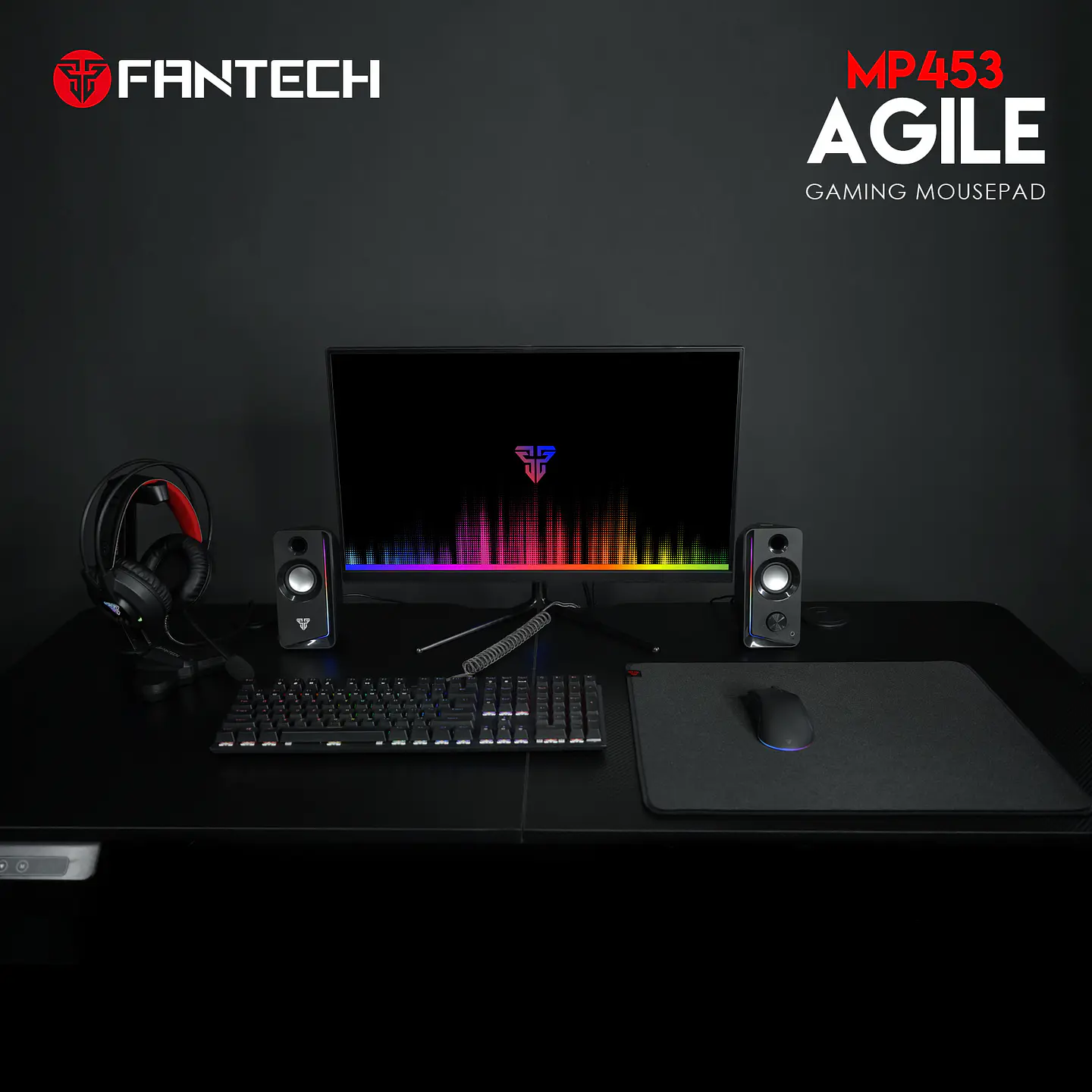 MP453 AGILE Black Mousepad Talla L Mix Edition 2