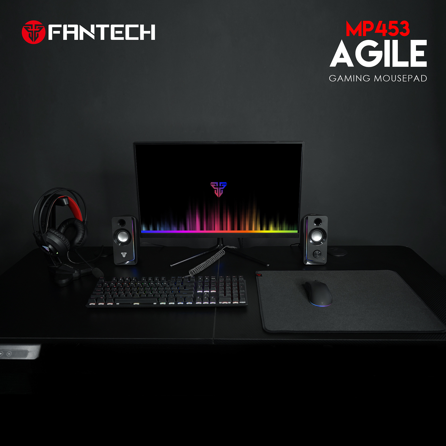 MP453 AGILE Black Mousepad Talla L Mix Edition 2
