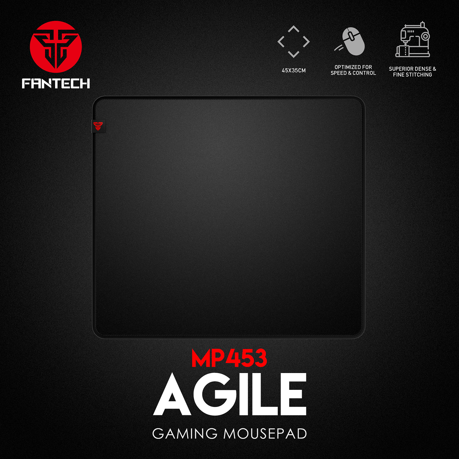 MP453 AGILE Black Mousepad Talla L Mix Edition 8