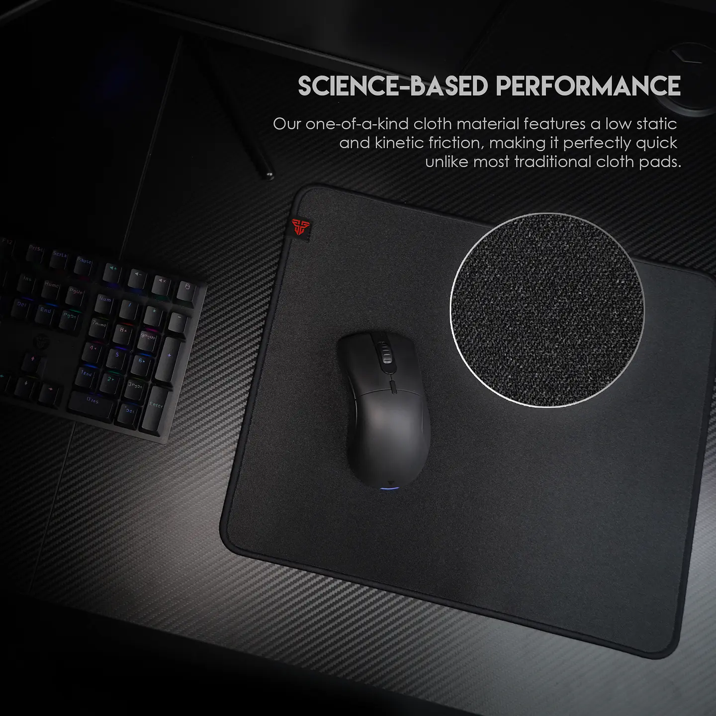 MP453 AGILE Black Mousepad Talla L Mix Edition 3