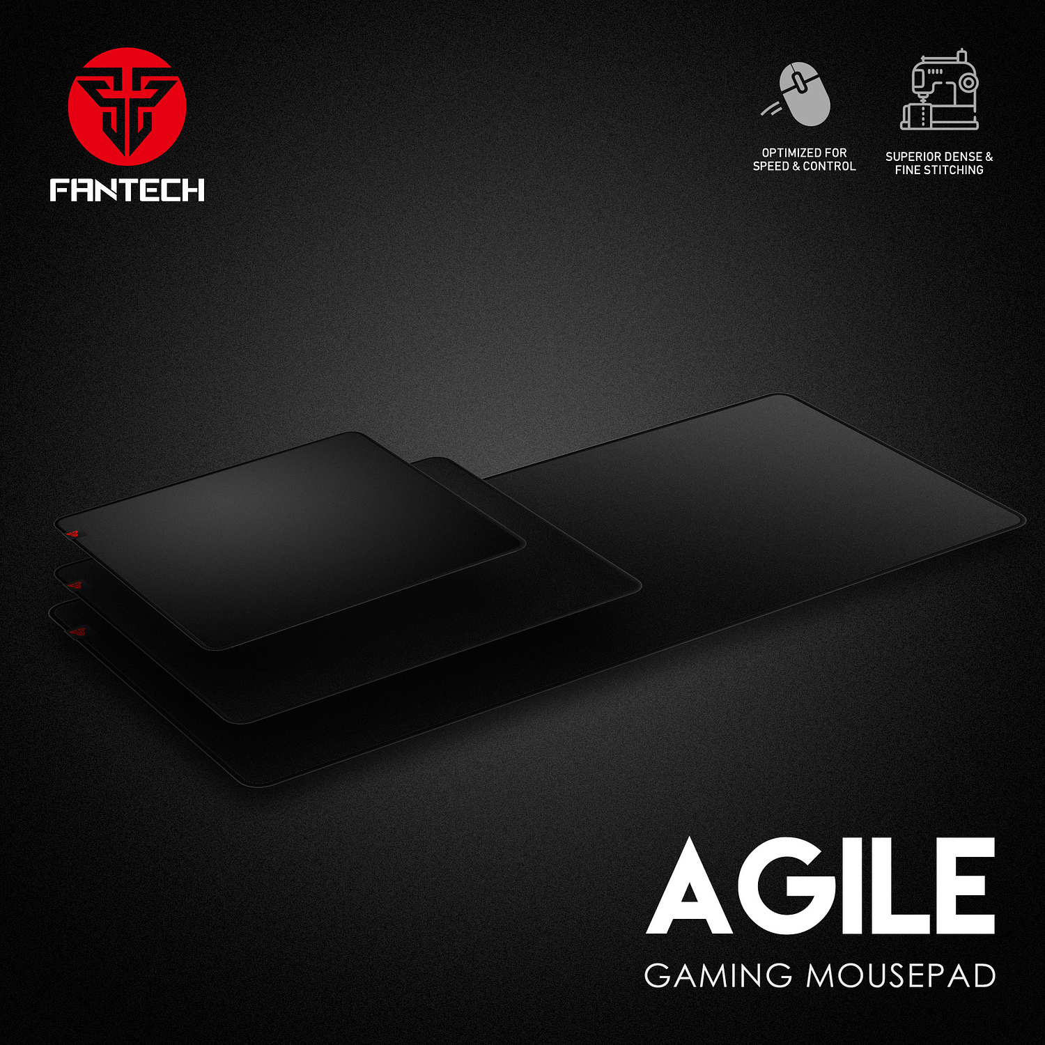 MP453 AGILE Black Mousepad Talla L Mix Edition 9