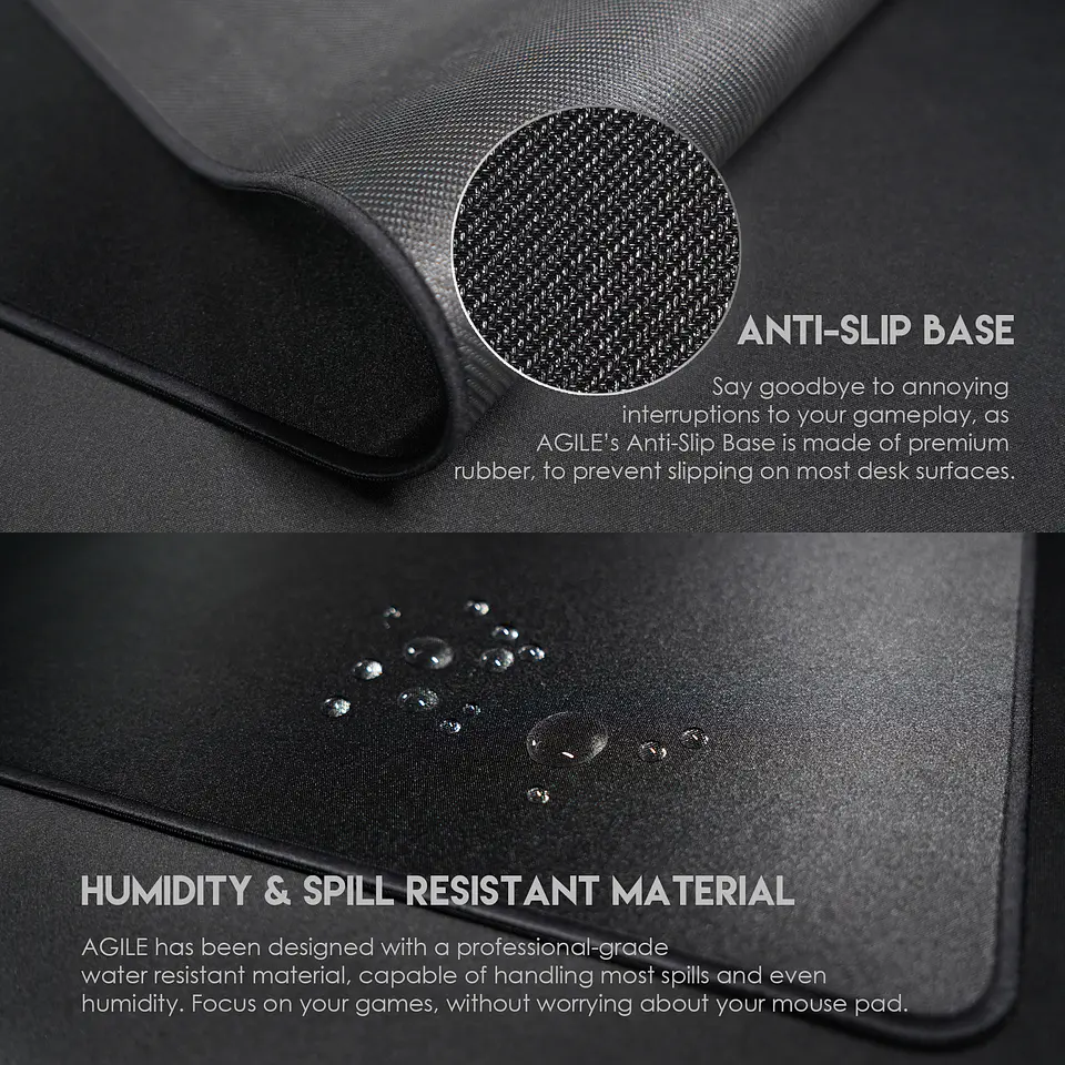 MP453 AGILE Black Mousepad Talla L Mix Edition 5