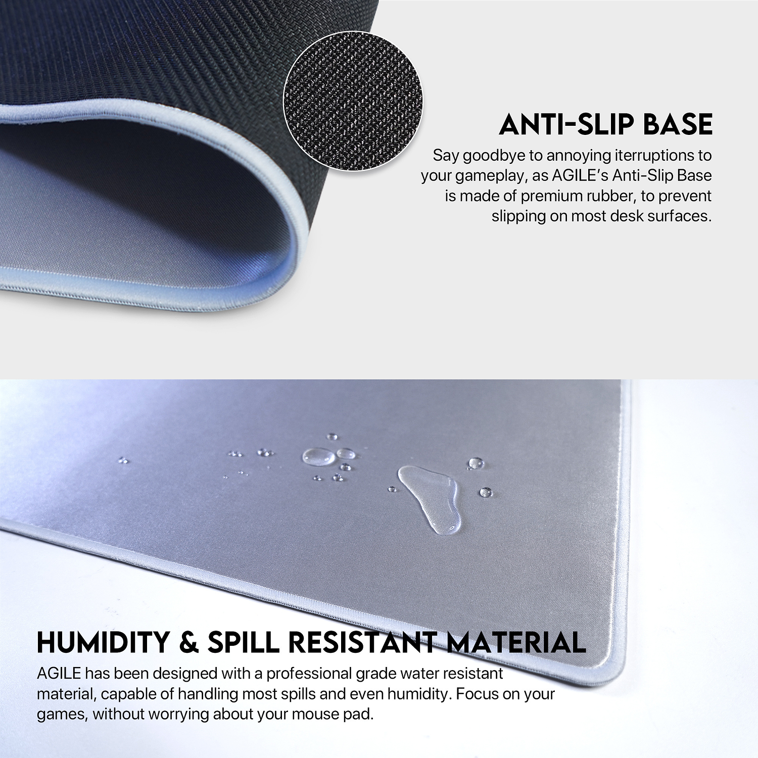 MP453 AGILE Grey Mousepad Talla L Mix Edition 7