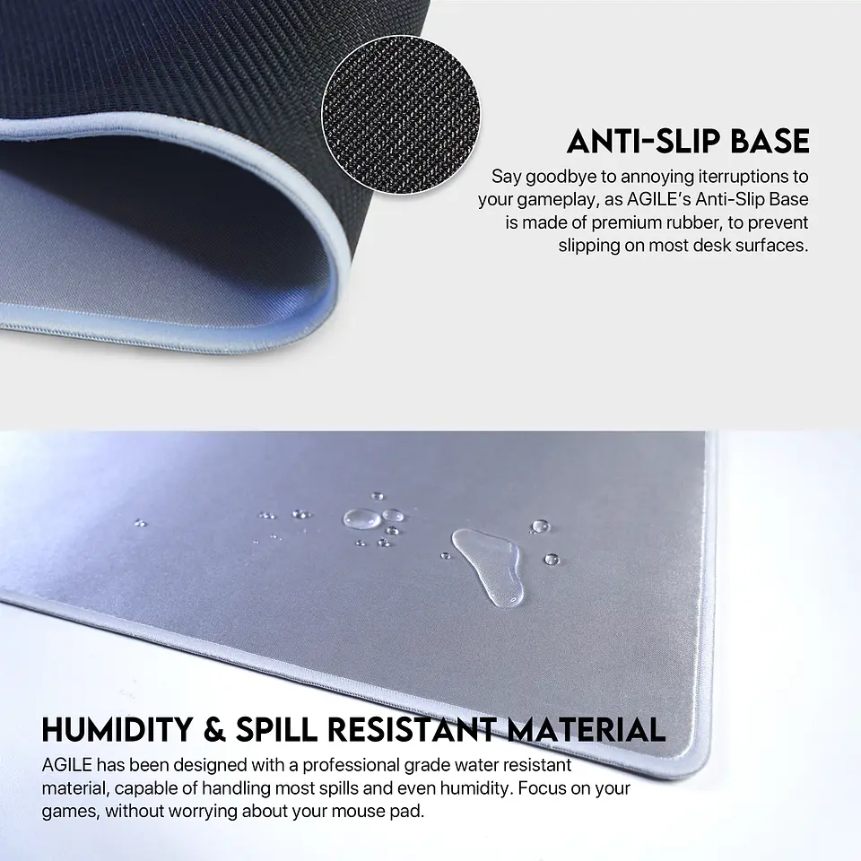 MP453 AGILE Grey Mousepad Talla L Mix Edition 7