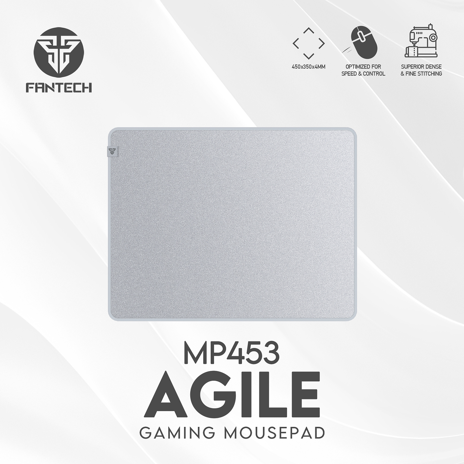 MP453 AGILE Grey Mousepad Talla L Mix Edition 11