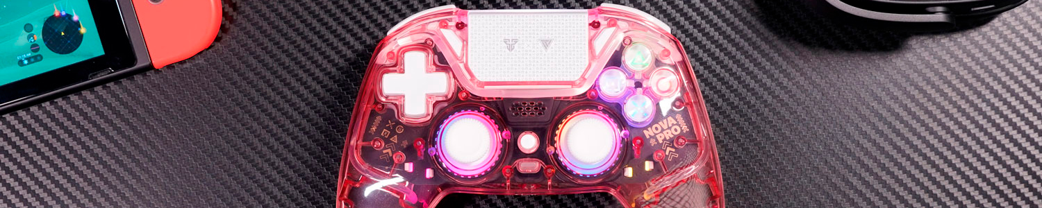 Controles Inalámbricos Rosados Fantech
