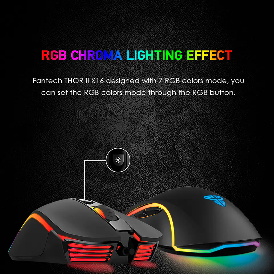 X16 THOR Black Mouse 4.200 DPI 5