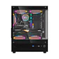 Crystal Z1CM Plus Black Gabinete PC + 3 Ventiladores ARPW Formula V Line - Miniatura 6