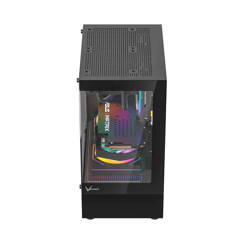 Crystal Z1CM Plus Black Gabinete PC + 3 Ventiladores ARPW Formula V Line 8