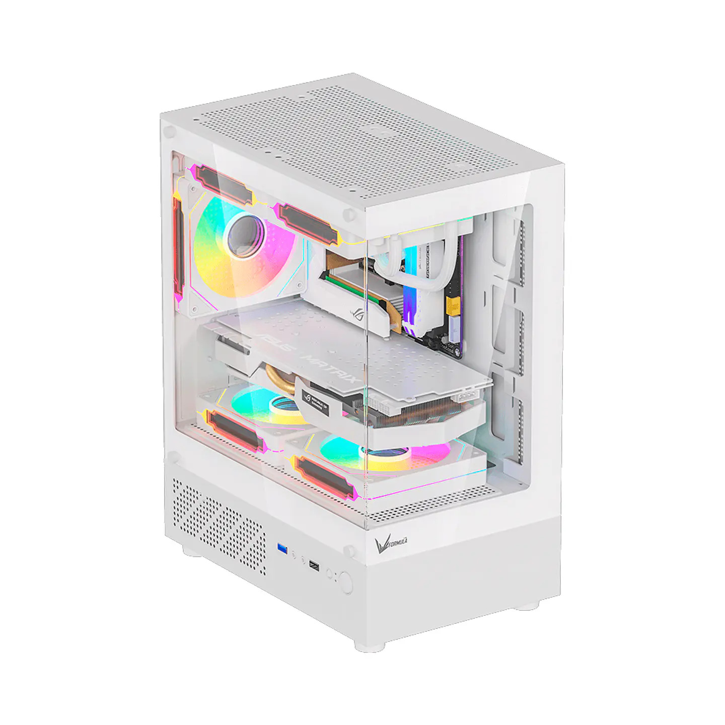 Crystal Z1CM Plus White Gabinete PC + 3 Ventiladores ARPW Formula V Line 2