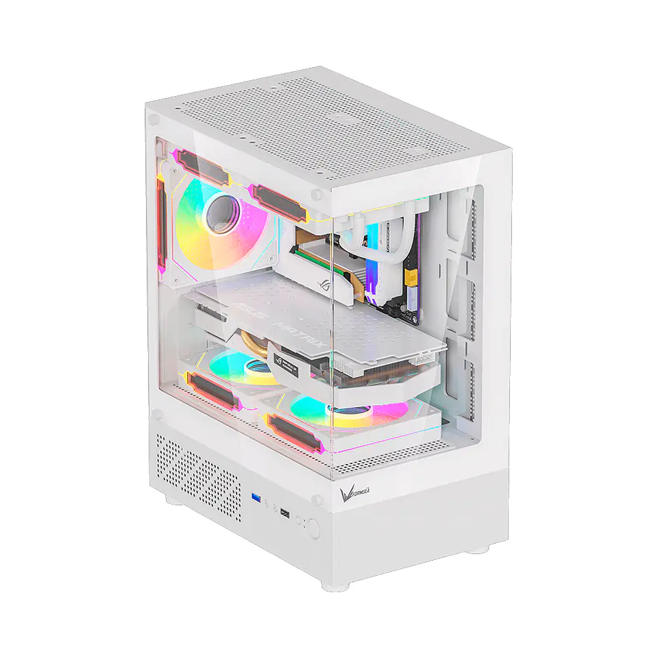 Crystal Z1CM Plus White Gabinete PC + 3 Ventiladores ARPW Formula V Line 2