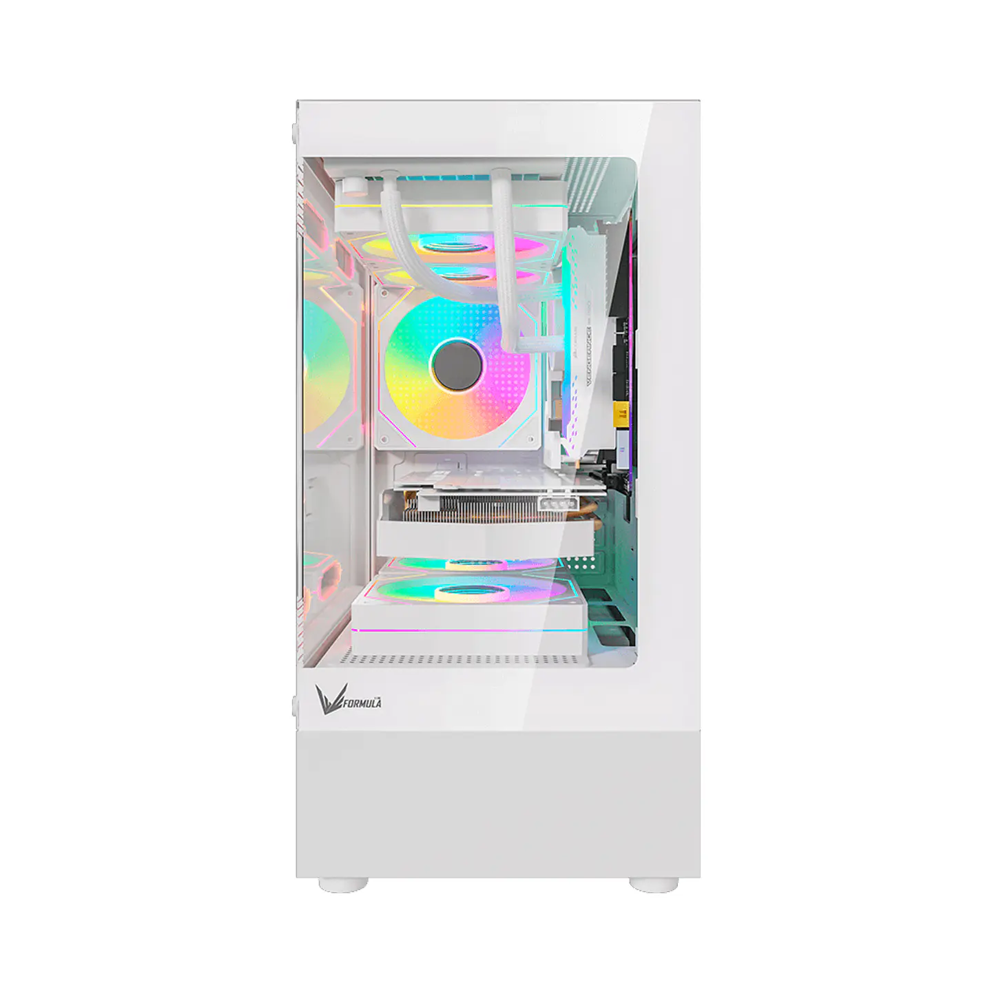Crystal Z1CM Plus White Gabinete PC + 3 Ventiladores ARPW Formula V Line 3