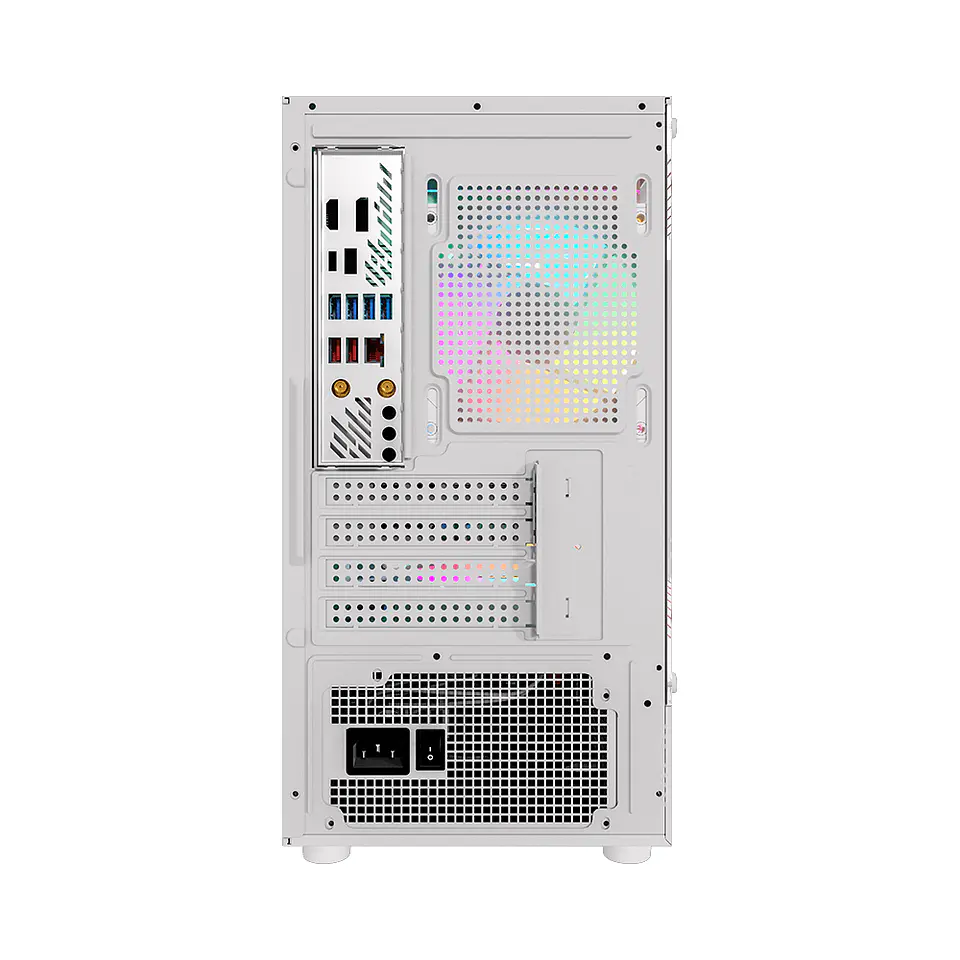 Crystal Z1CM Plus White Gabinete PC + 3 Ventiladores ARPW Formula V Line 9