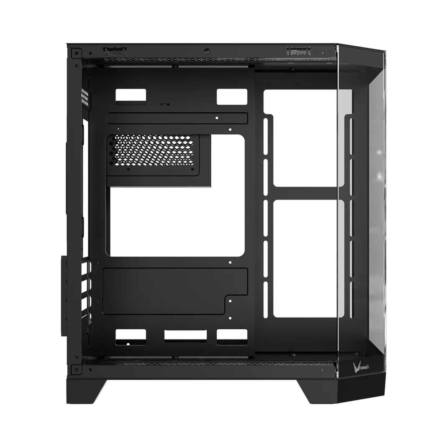 Crystal Z6M Floe Black Gabinete PC + 3 Ventiladores ARPW 7