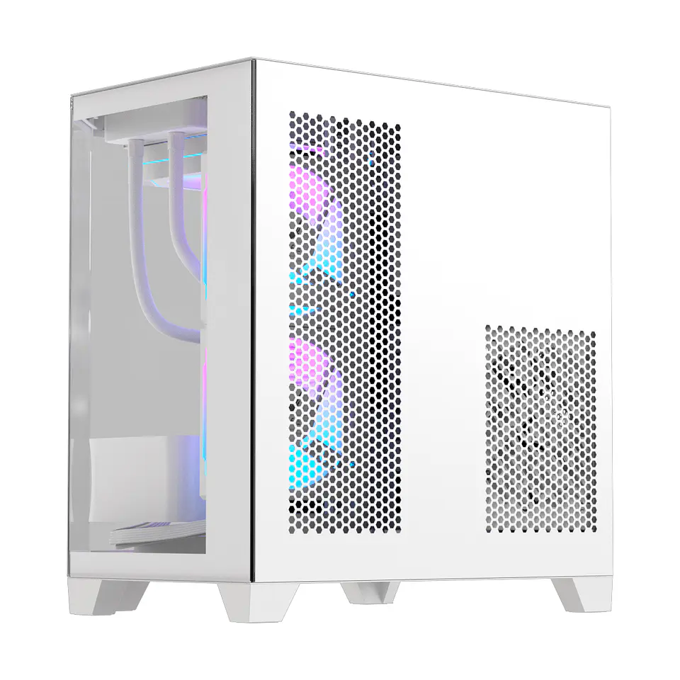Crystal Z6M Floe White Gabinete PC + 3 Ventiladores ARPW 6