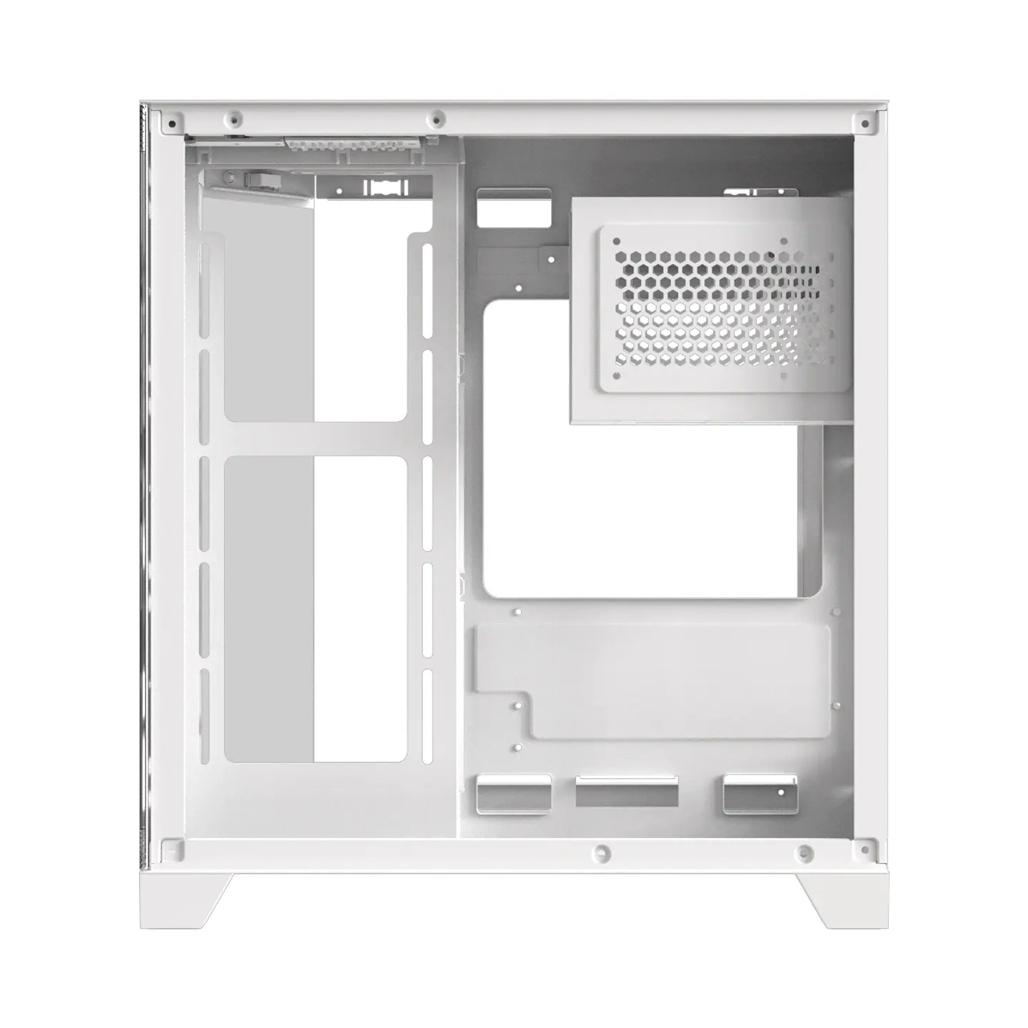 Crystal Z6M Floe White Gabinete PC + 3 Ventiladores ARPW 8