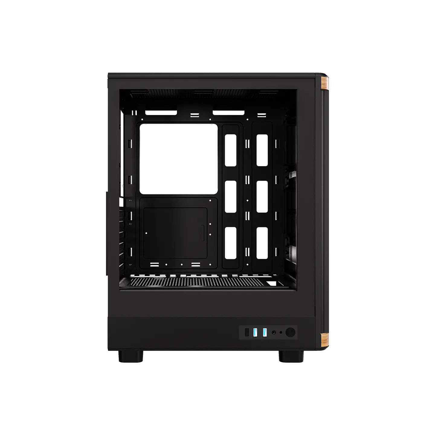 Timberline T1 Black Gabinete PC + 4 Ventiladores RGB 6