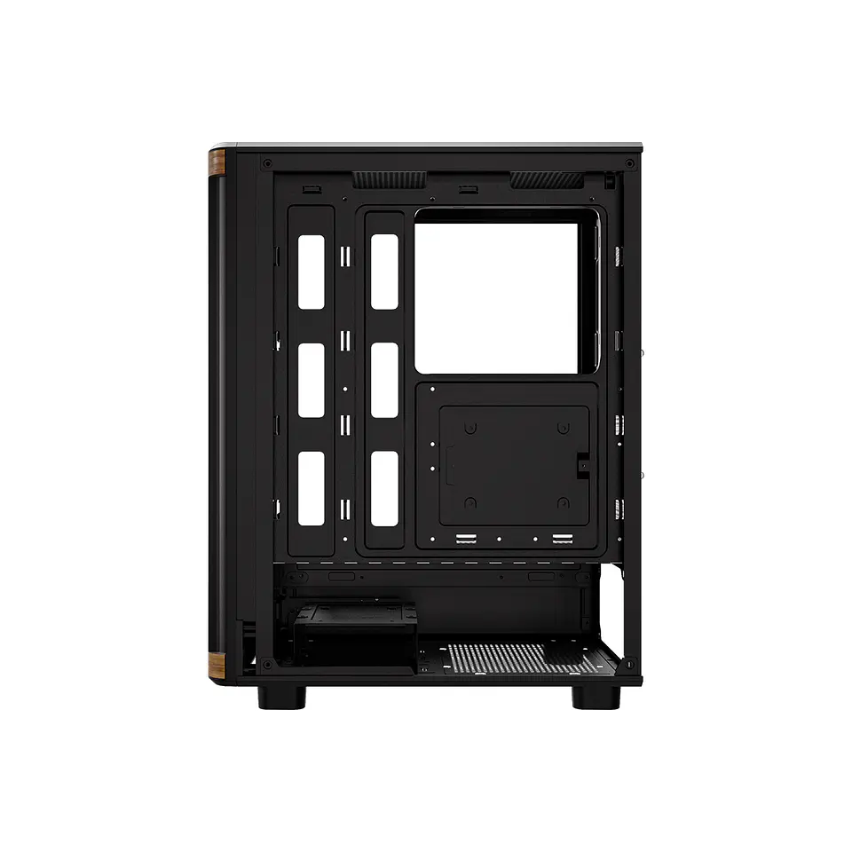 Timberline T1 Black Gabinete PC + 4 Ventiladores RGB 7