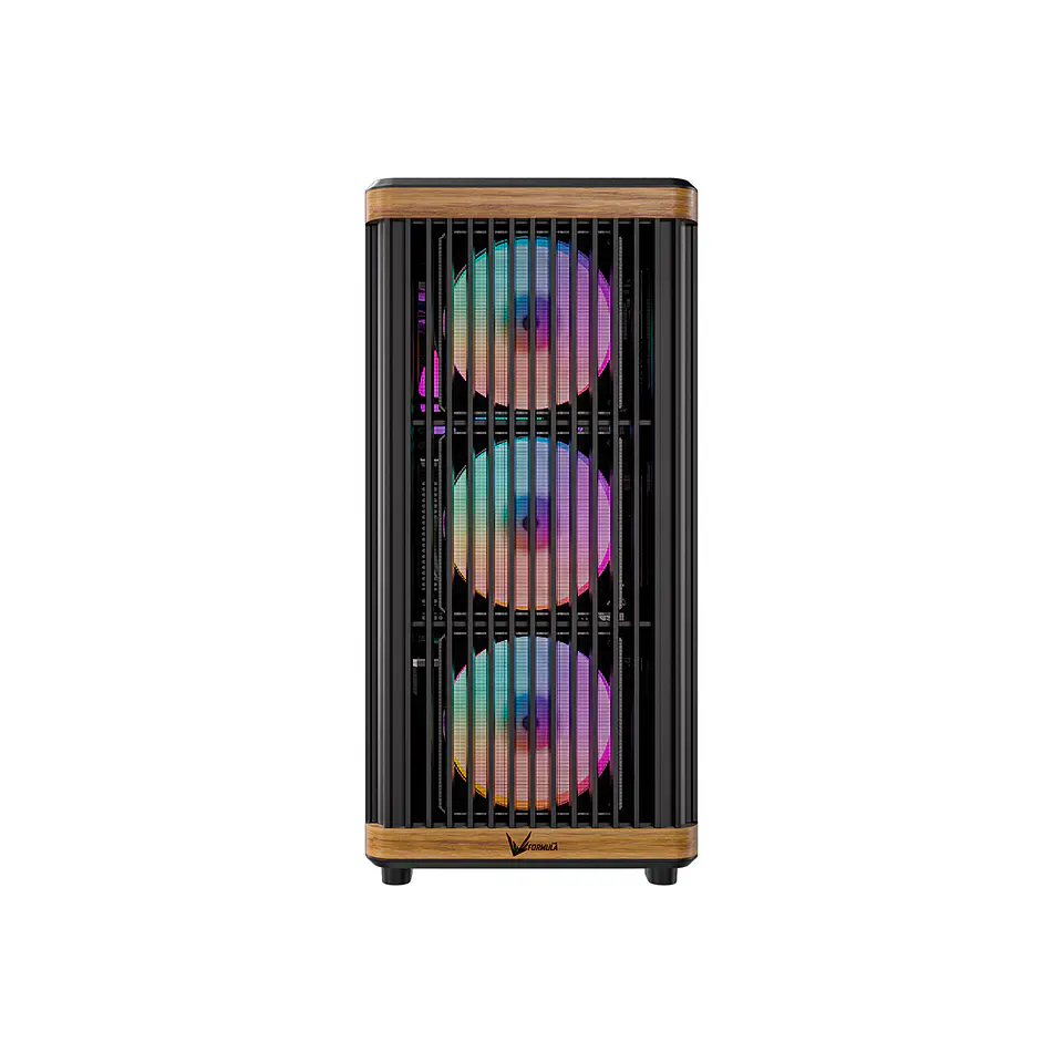 Timberline T1 Black Gabinete PC + 4 Ventiladores RGB 4