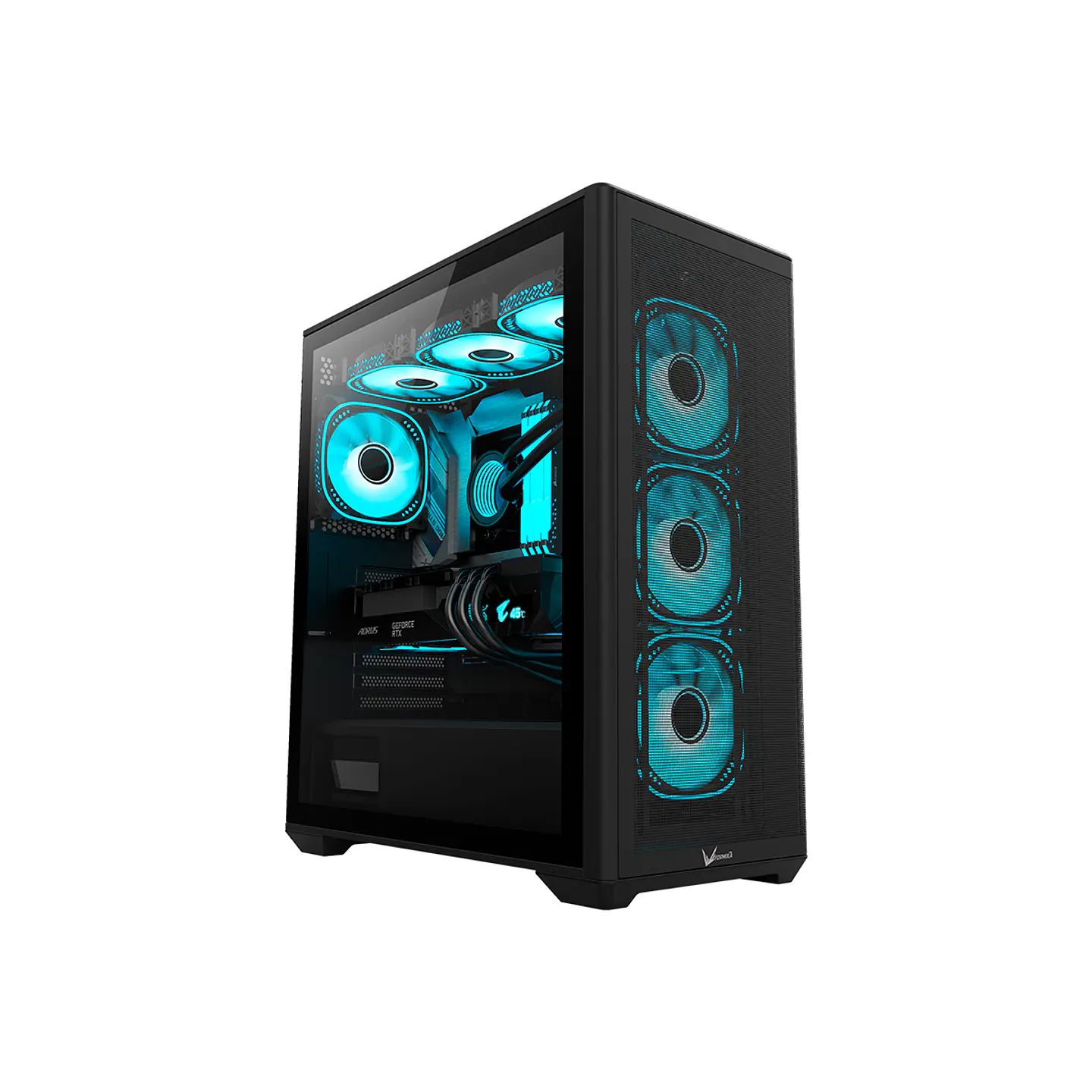 Air Flow G5 Plus Black Gabinete PC + 4 Ventiladores ARPW 1