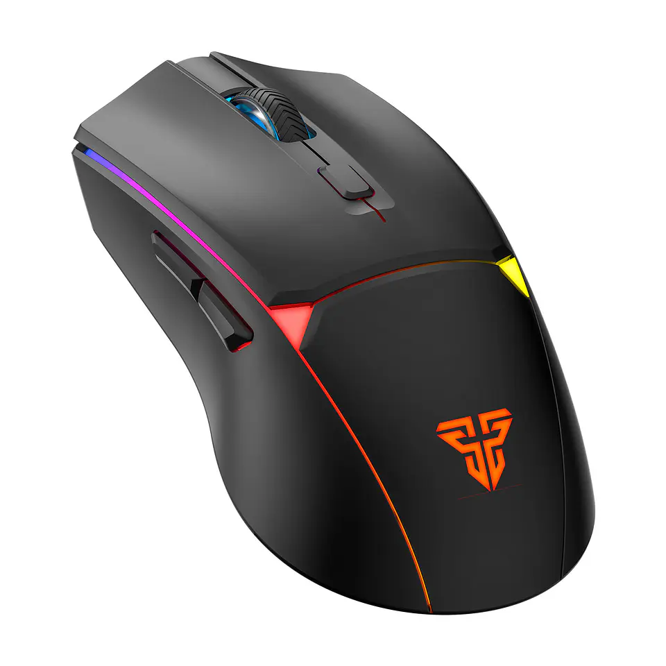 WG7DV2RD CRYPTO II Black Mouse Inalámbrico 12.000 DPI 3