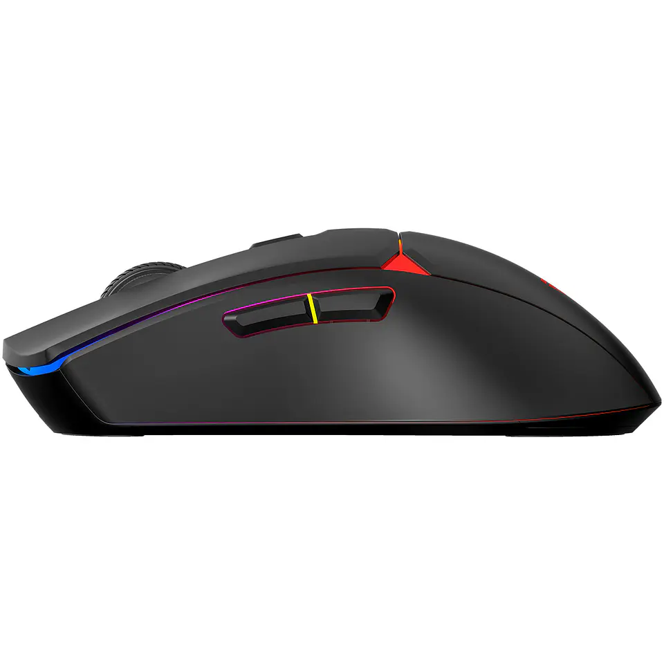 WG7DV2RD CRYPTO II Black Mouse Inalámbrico 12.000 DPI 5