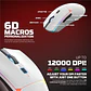 WG7DV2RD CRYPTO II White Mouse Inalámbrico 12.000 DPI - Miniatura 9