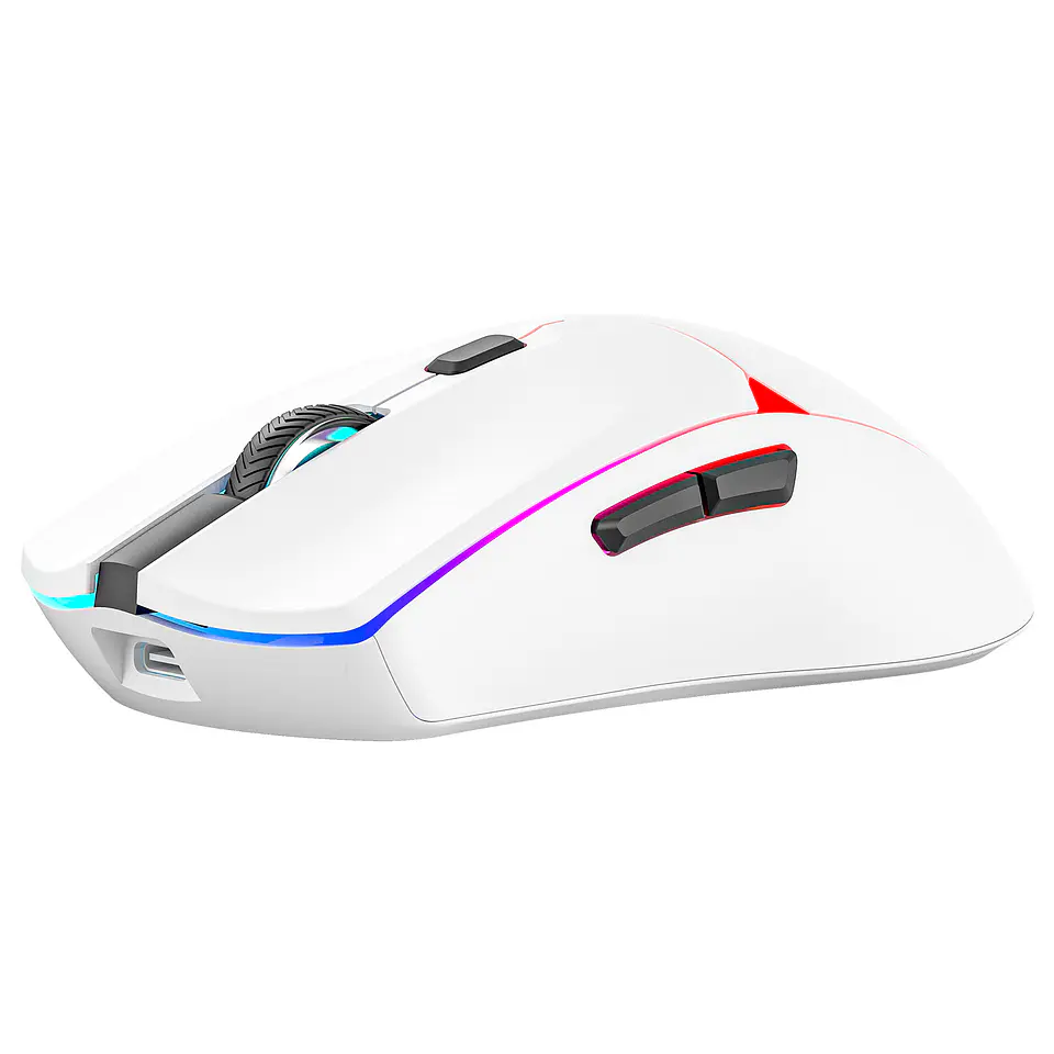 WG7DV2RD CRYPTO II White Mouse Inalámbrico 12.000 DPI 4