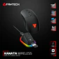 WG9RD KANATA Wireless Black Mouse inalámbrico 12.000 DPI con dock de carga RGB - Miniatura 6
