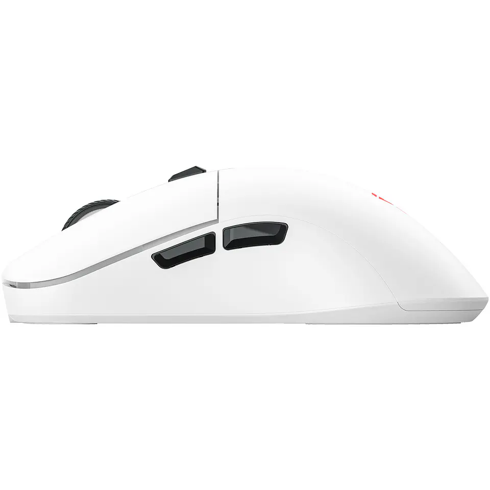 WG9RD KANATA Wireless White Mouse inalámbrico 12.000 DPI con dock de carga RGB 4