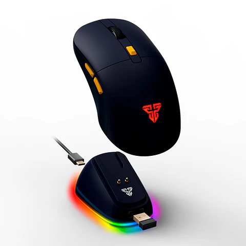 WG9RD KANATA Wireless Blue Mouse inalámbrico 12.000 DPI con dock de carga RGB