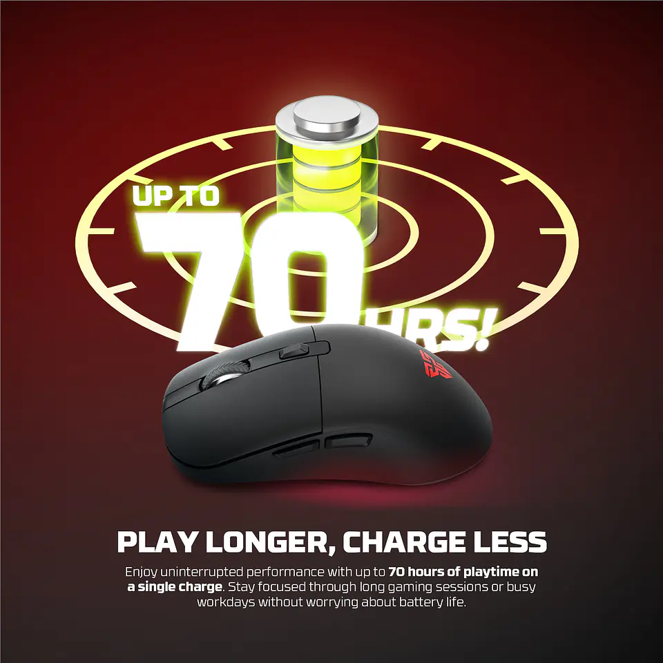 WG9RD KANATA Wireless Rosie Pink Mouse inalámbrico 12.000 DPI con dock de carga RGB 9
