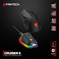 WG11V2RD Cruiser II Black Mouse inalámbrico 2.400 DPI con dock de carga RGB - Miniatura 13