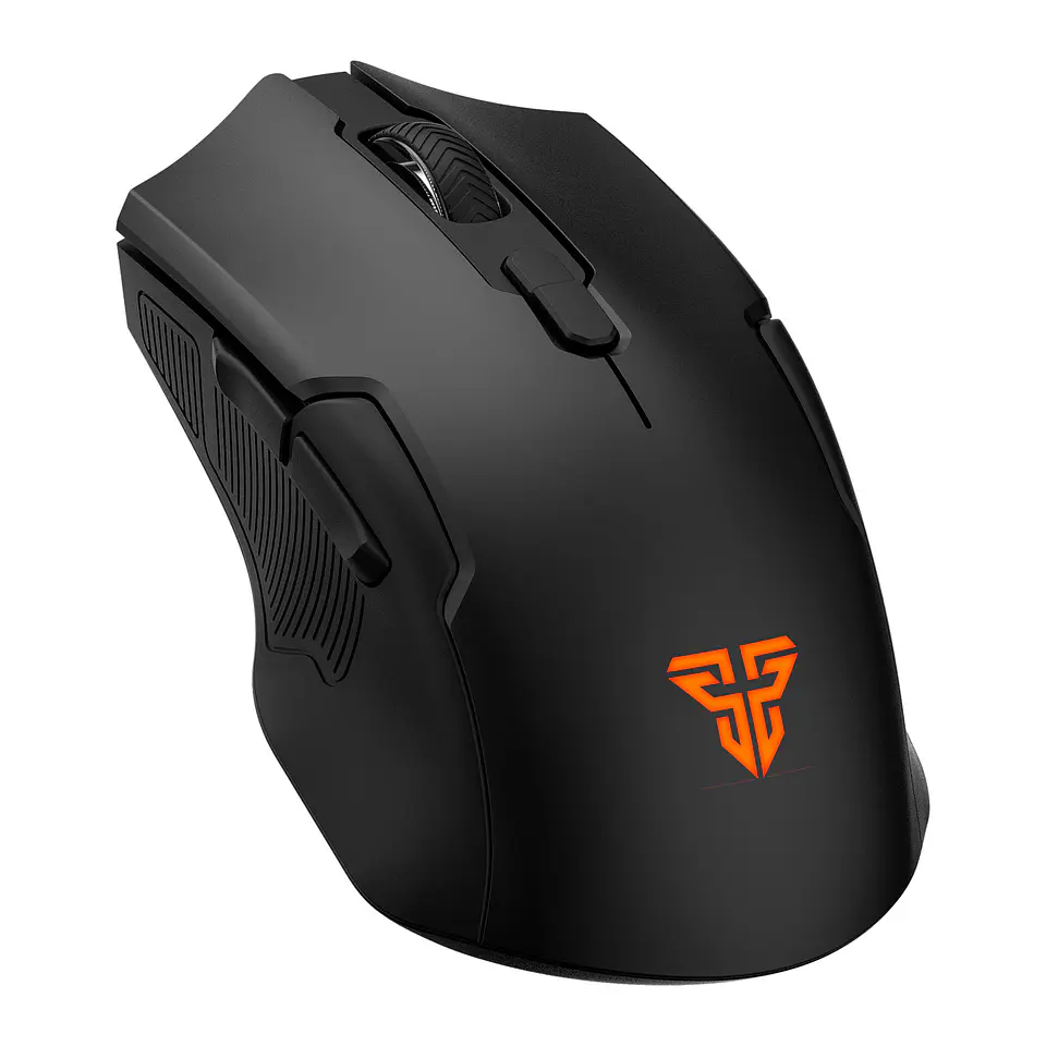 WG11V2RD Cruiser II Black Mouse inalámbrico 2.400 DPI con dock de carga RGB 2