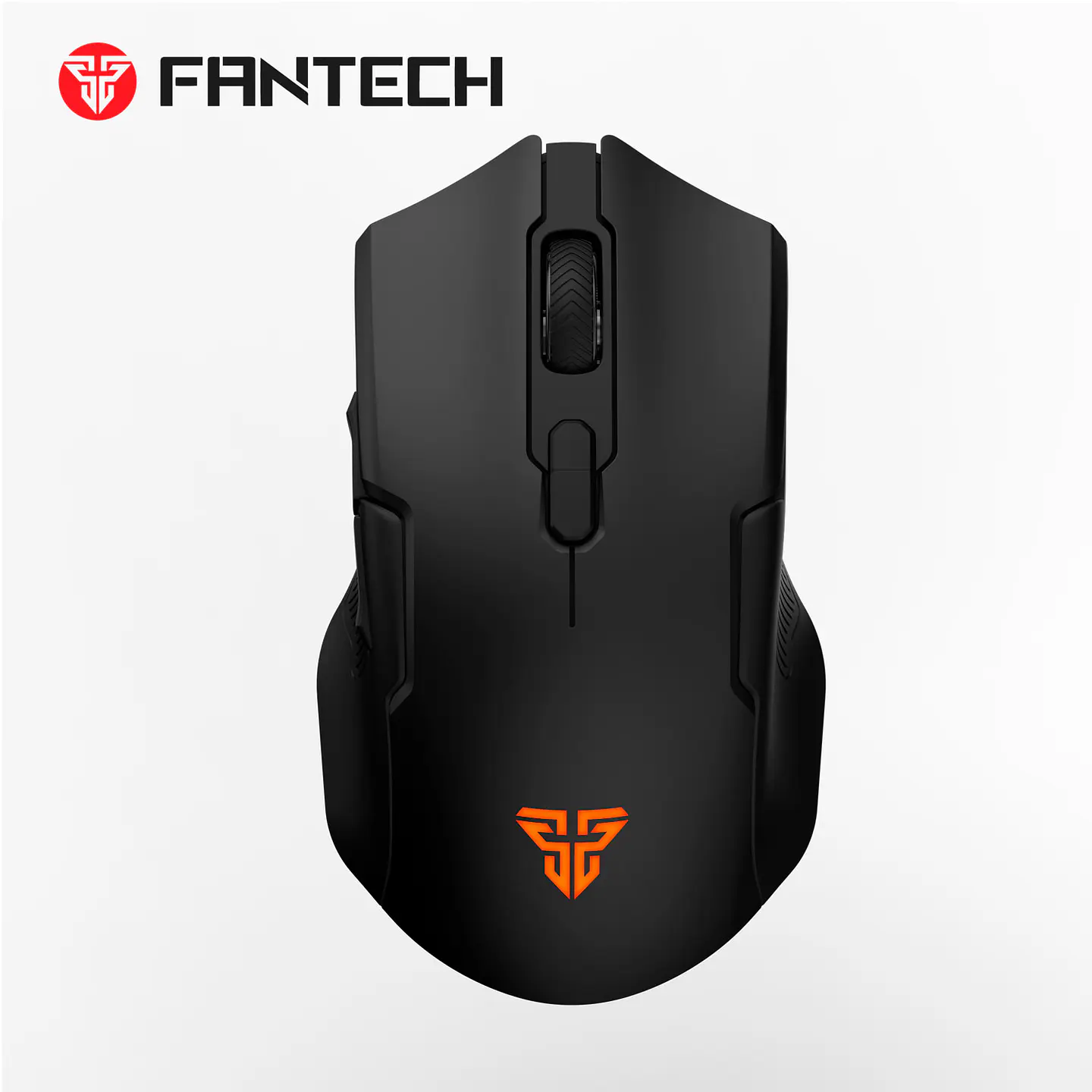 WG11V2RD Cruiser II Black Mouse inalámbrico 2.400 DPI con dock de carga RGB 3